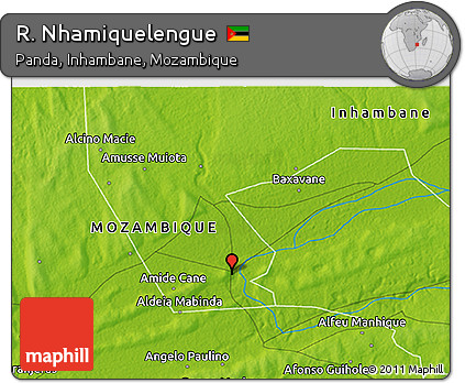 Physical 3D Map of R. Nhamiquelengue