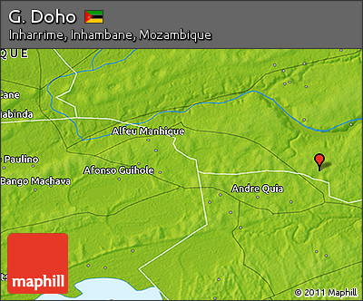 Physical 3D Map of G. Doho