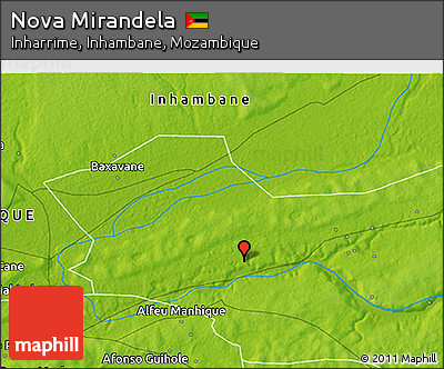 Physical 3D Map of Nova Mirandela