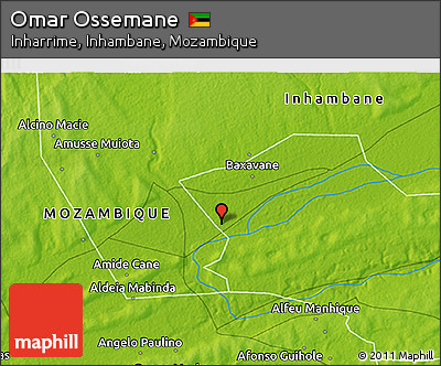 Physical 3D Map of Omar Ossemane