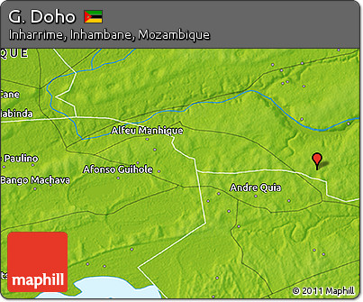 Physical 3D Map of G. Doho