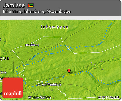 Physical 3D Map of Jamisse