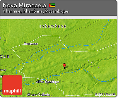 Physical 3D Map of Nova Mirandela