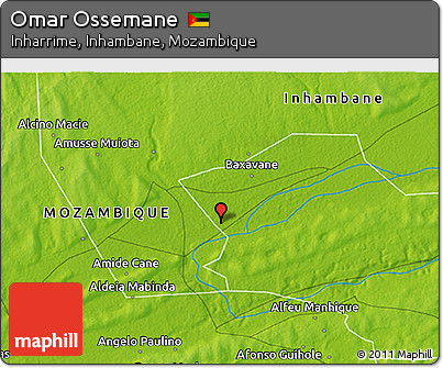 Physical 3D Map of Omar Ossemane