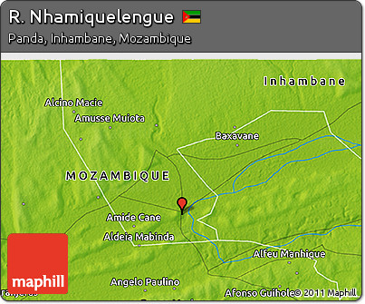Physical 3D Map of R. Nhamiquelengue