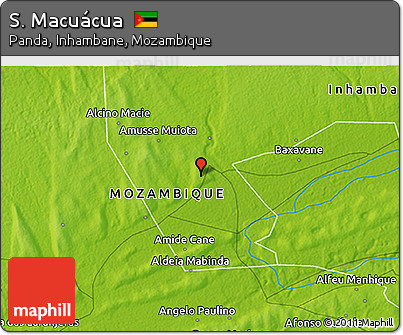 Physical 3D Map of S. Macuácua