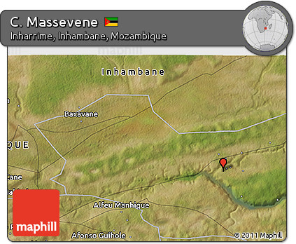 Satellite 3D Map of C. Massevene