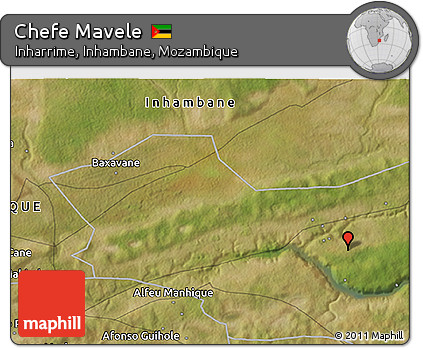 Satellite 3D Map of Chefe Mavele