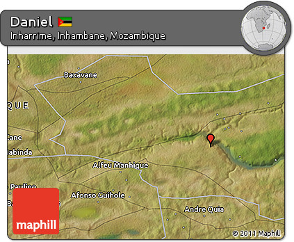 Satellite 3D Map of Daniel