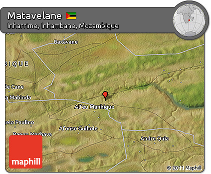 Satellite 3D Map of Matavelane