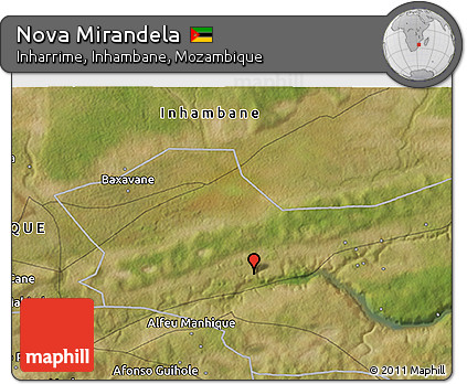 Satellite 3D Map of Nova Mirandela