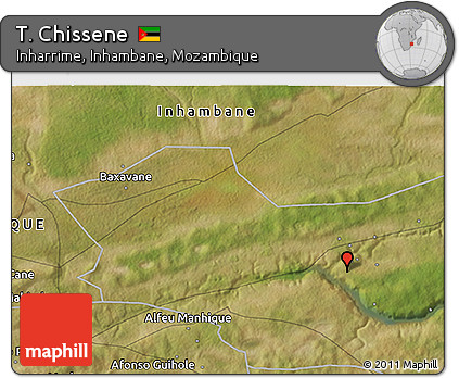 Satellite 3D Map of T. Chissene