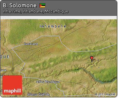 Satellite 3D Map of B. Solomone