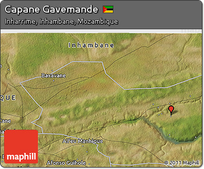 Satellite 3D Map of Capane Gavemande