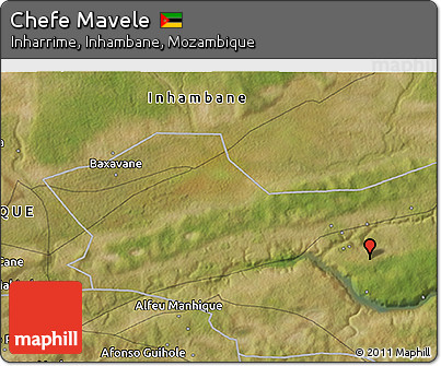 Satellite 3D Map of Chefe Mavele