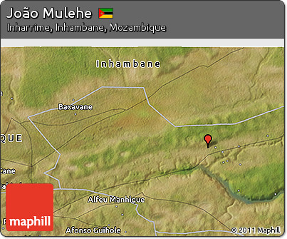 Satellite 3D Map of João Mulehe