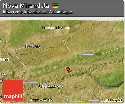 Satellite 3D Map of Nova Mirandela