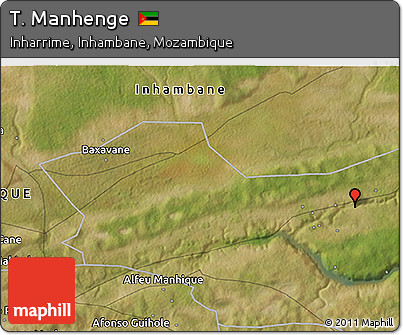 Satellite 3D Map of T. Manhenge