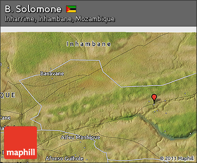 Satellite 3D Map of B. Solomone