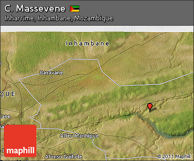 Satellite 3D Map of C. Massevene