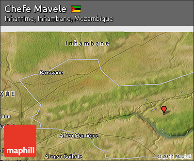 Satellite 3D Map of Chefe Mavele