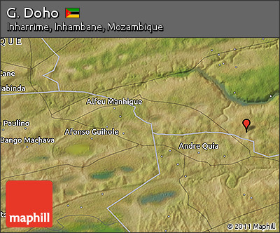 Satellite 3D Map of G. Doho