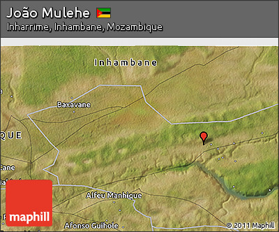 Satellite 3D Map of João Mulehe