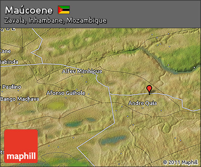 Satellite 3D Map of Maúcoene