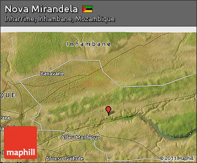 Satellite 3D Map of Nova Mirandela
