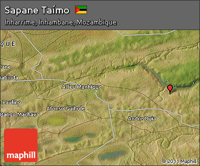 Satellite 3D Map of Sapane Taímo