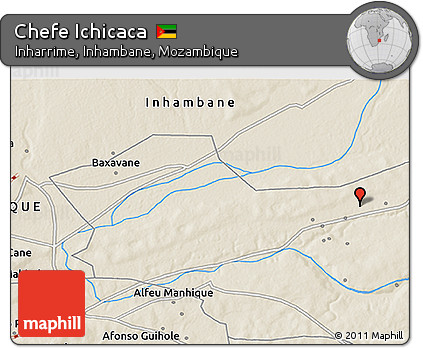 Shaded Relief 3D Map of Chefe Ichicaca