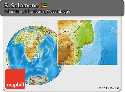 Physical Location Map of B. Solomone