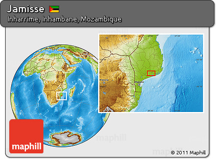 Physical Location Map of Jamisse