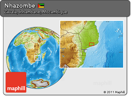 Physical Location Map of Nhazombe