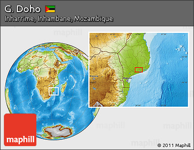 Physical Location Map of G. Doho