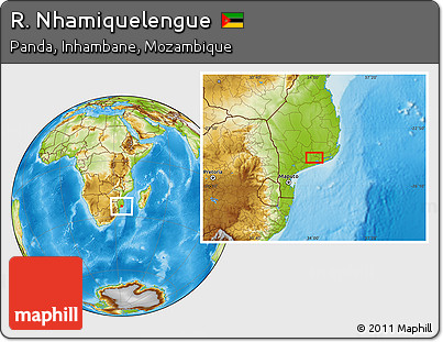 Physical Location Map of R. Nhamiquelengue