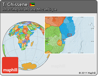Political Location Map of T. Chissene