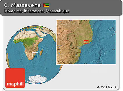 Satellite Location Map of C. Massevene