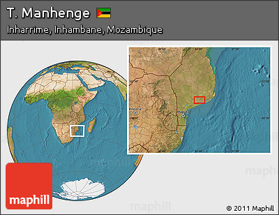 Satellite Location Map of T. Manhenge