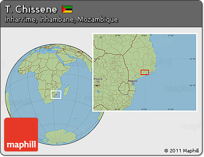Savanna Style Location Map of T. Chissene