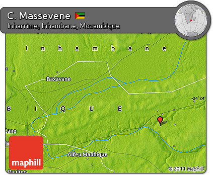 Physical Map of C. Massevene