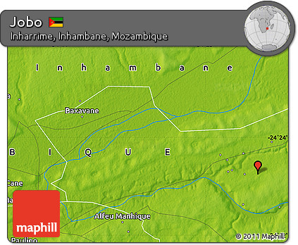 Physical Map of Jobo