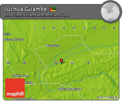 Physical Map of Juchua Guambe