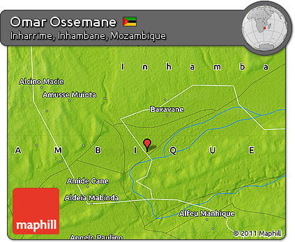 Physical Map of Omar Ossemane