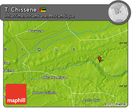 Physical Map of T. Chissene
