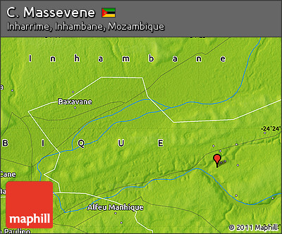 Physical Map of C. Massevene