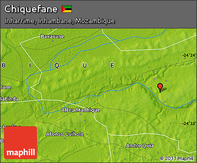 Physical Map of Chiquefane
