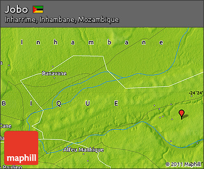 Physical Map of Jobo