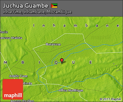 Physical Map of Juchua Guambe