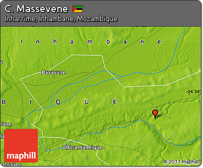 Physical Map of C. Massevene